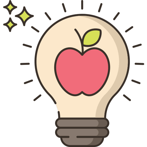Apple idea education lightbulb icon