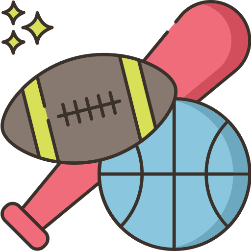 Sports sports and competition ball rugby icon