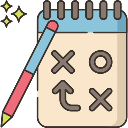 Strategy files and folders file graphic icon