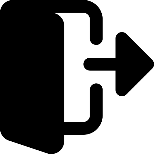 Logout multimedia option go out out icon
