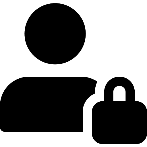 User avatar permissions lock icon