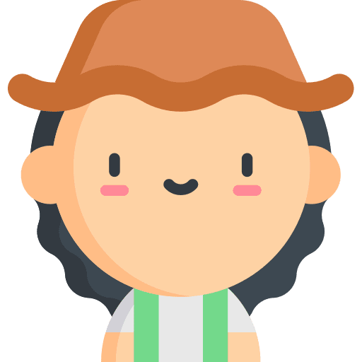 Explorer hat woman binoculars icon