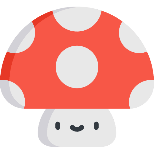 Mushroom food animals fungi icon