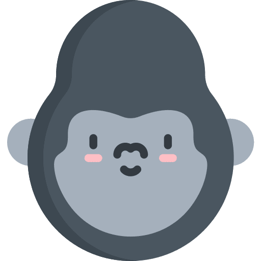 Gorilla animal kingdom animals wild life icon