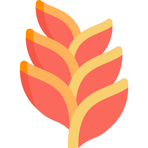 Heliconia flower flowers gardening icon