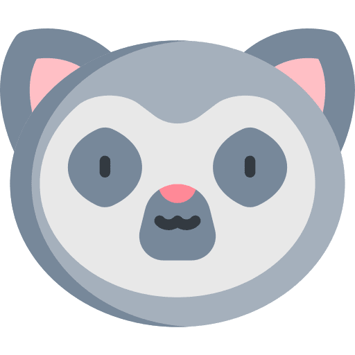 Lemur wildlife zoo wild icon