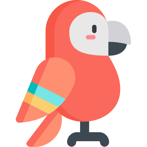 Macaw bird wild life pet icon