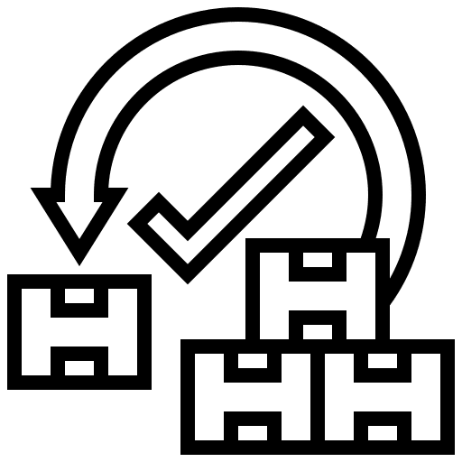 Acceptance shipment business and finance acceptance icon