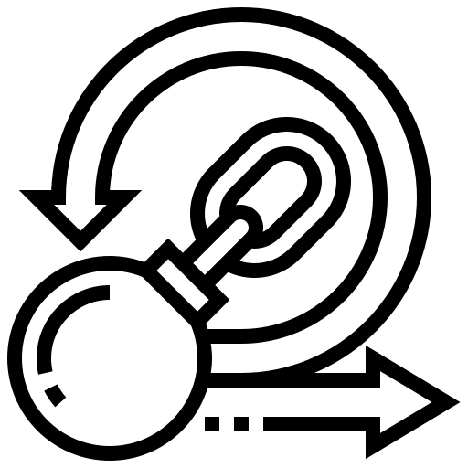 Obstacle obstacle low chain icon