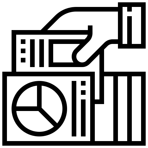 Report report pie chart product icon