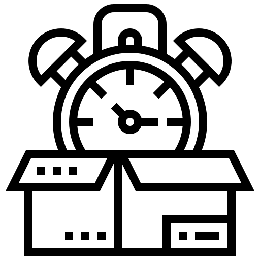 Time package business commerce and shopping icon