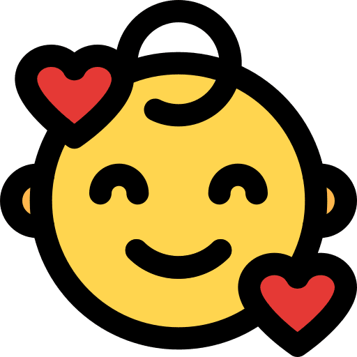 Baby emoticons smiley baby icon