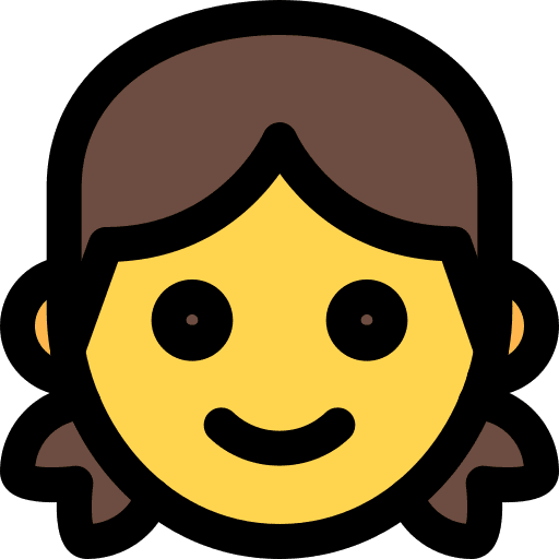 Girl smiley woman emoticons icon