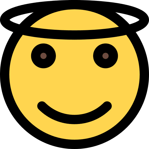 Angel emoji smileys feelings icon