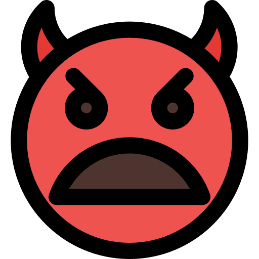 Angry emoji feelings smileys icon