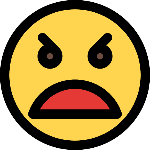 Angry emoticons feelings emoji icon