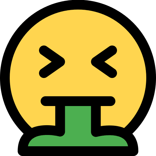 Puke vomiting puke feelings icon