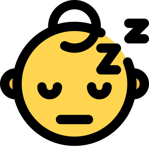 Sleeping sleeping baby feelings icon
