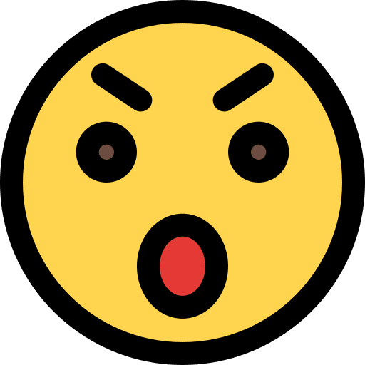 Anger smileys smiley feelings icon