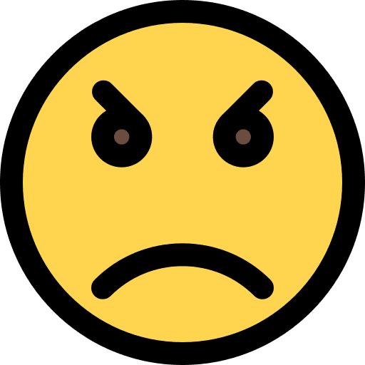 Angry smileys feelings smiley icon