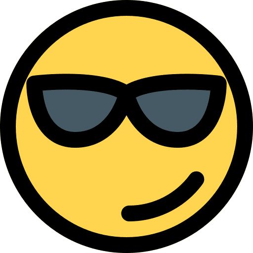 Cool smiley feelings emoticons icon