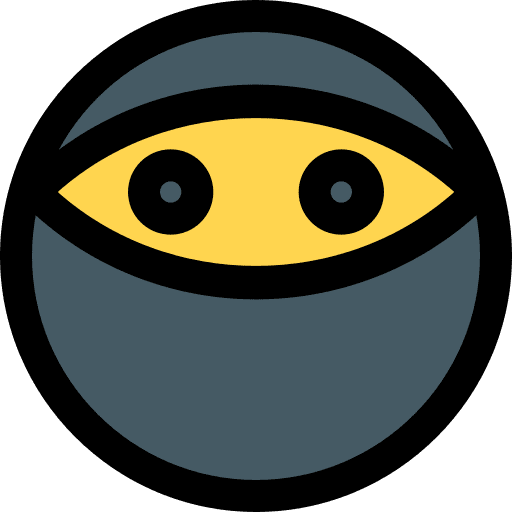 Ninja smileys emoticons emoji icon
