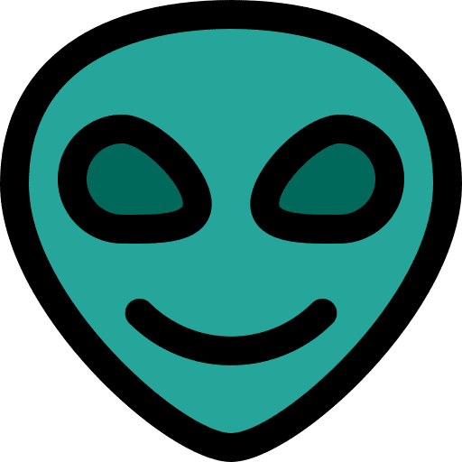 Alien alien smiley emoticons icon