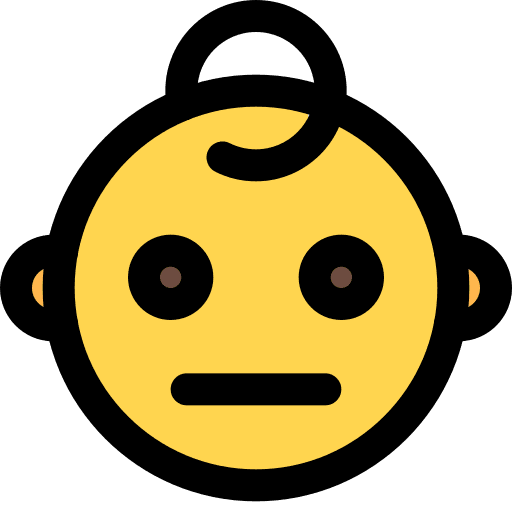 Baby smiley emoji emoticons icon