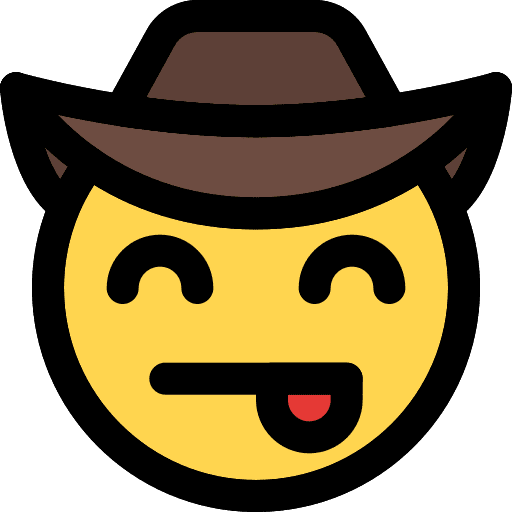 Tongue cowboy tongue feelings icon