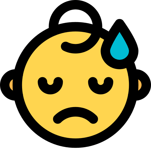 Baby feelings smileys emoticons icon