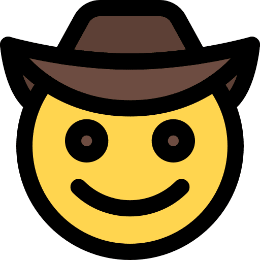 Cowboy cowboy happy feelings icon
