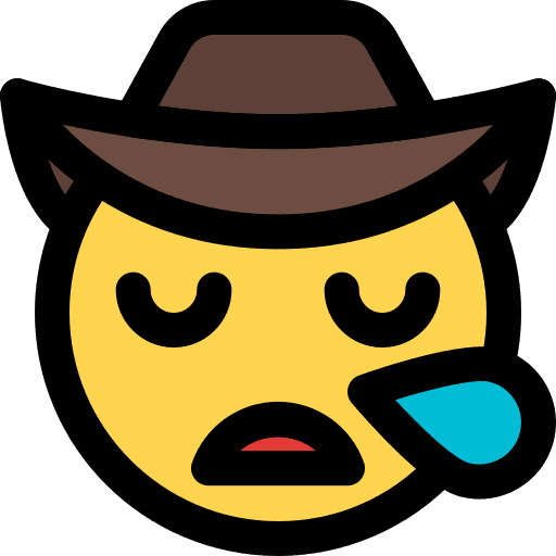 Cowboy smileys emoticons cowboy icon