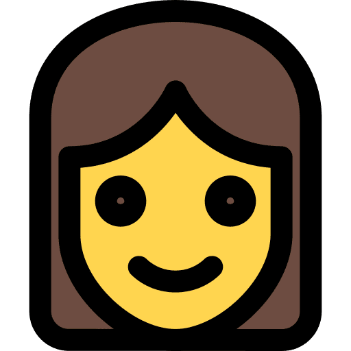 Girl emoticons emoji smiley icon