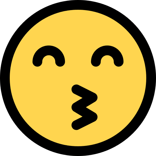 Kiss emoticons emoji feelings icon