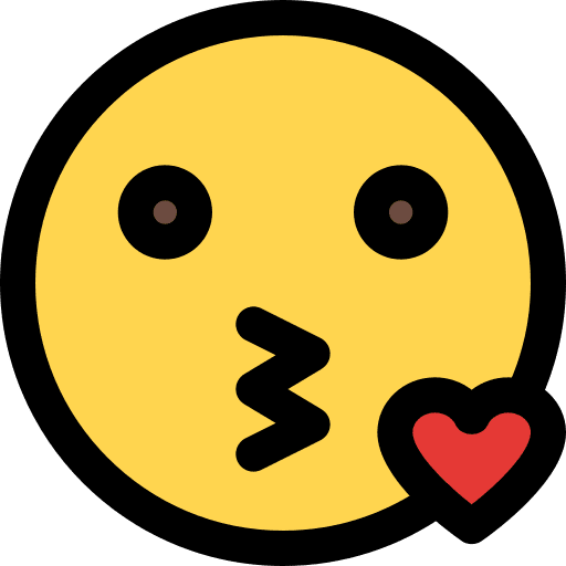 Kiss emoticons kiss feelings icon