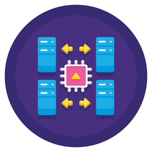 Imdg chip database arrows icon