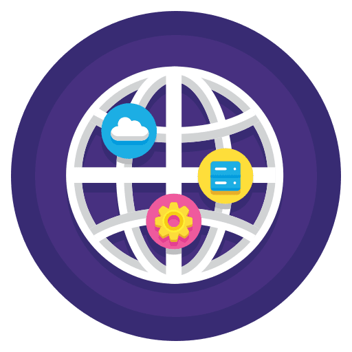 Iot devices transfer computer icon