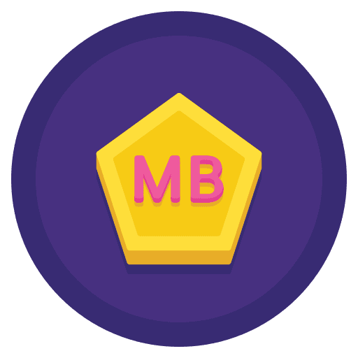 Megabyte unit data megabyte icon