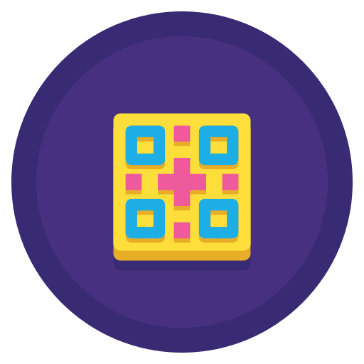 Quick response code coding technological interface icon