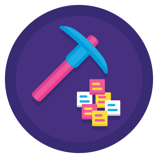 Data mining analysis report data mining icon