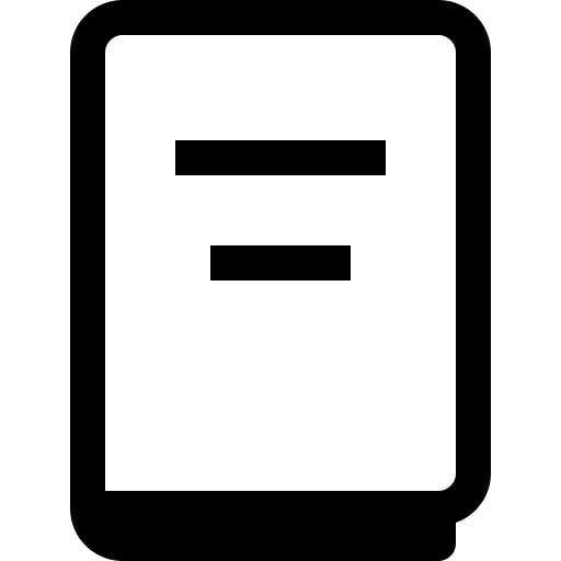 Book study reading education icon