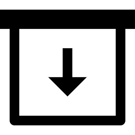 Box data storage storage box storage icon