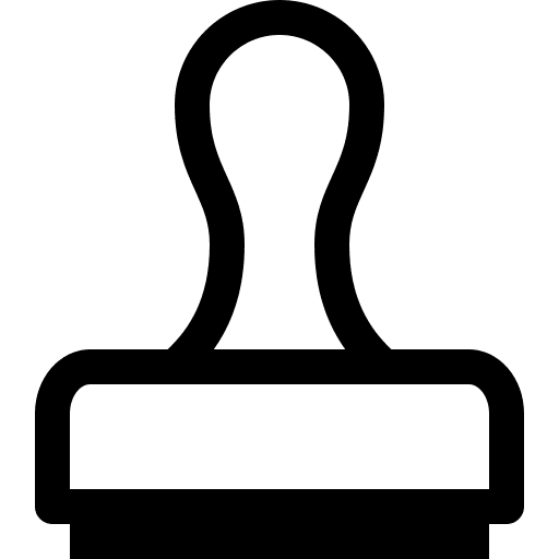 Stamp miscellaneous business certificate icon