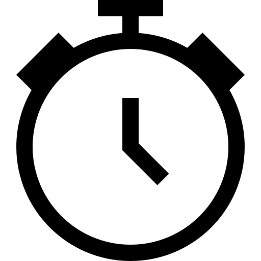 Stopwatch chrono chronometer time icon