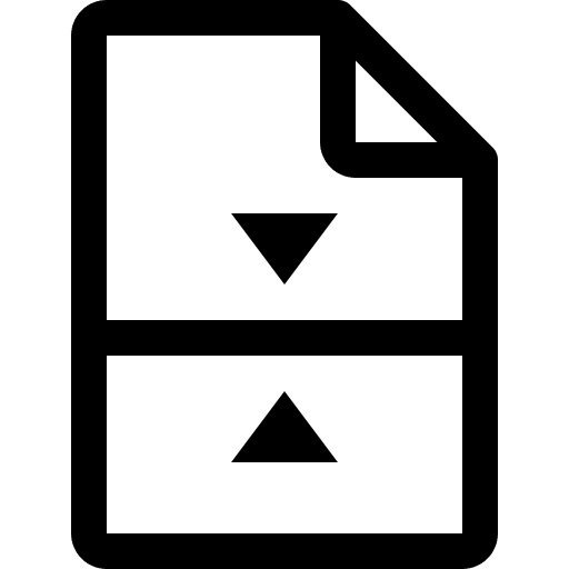 File interface document file icon