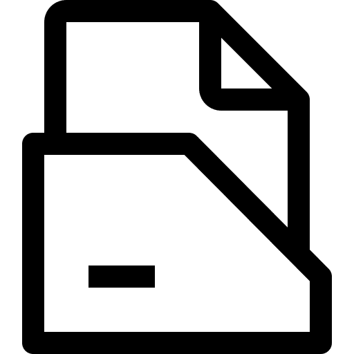 File interface files and folders document icon