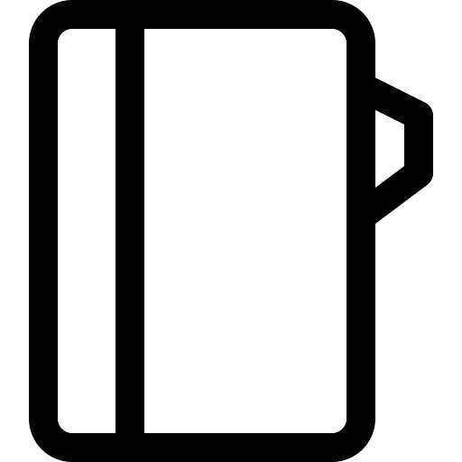 Agenda address book bookmark business icon