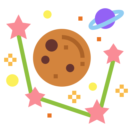 Astronomy universe planet planets icon