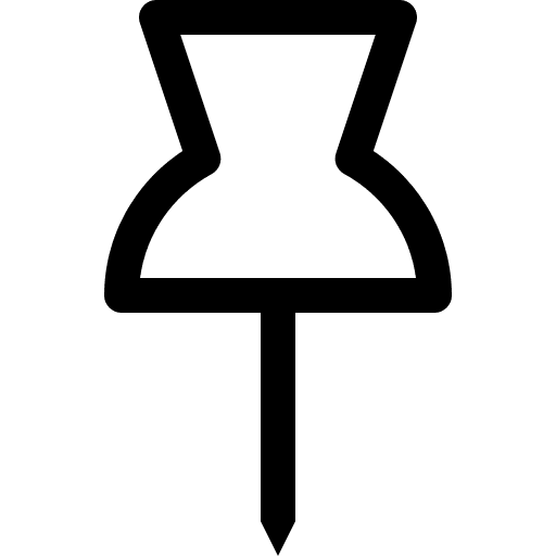 Pin map point pin map pointer icon