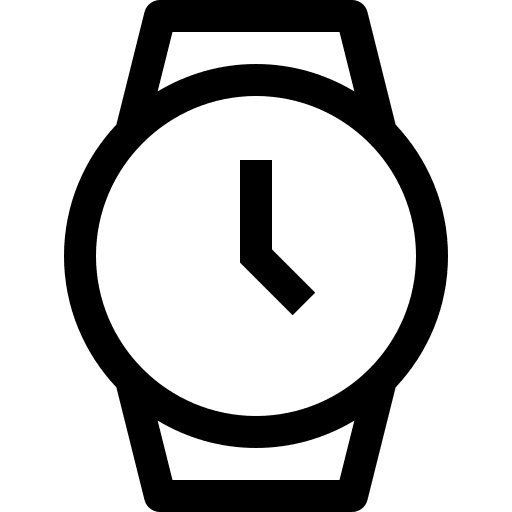 Watch timer clock wristwatch icon